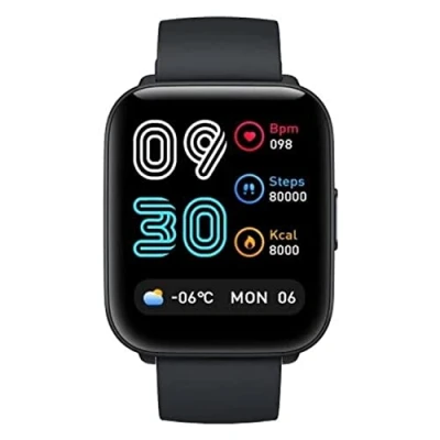 Image de Mibro Xiaomi C2 Montre connectée Noir, Taille Unique, Minimaliste