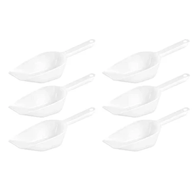 Image de Westmark Lot de 6 pelles à pâtisserie, pesée, remplissage, contenance : 450 ml chacune, plastique, Halvar, blanc, 909522E2