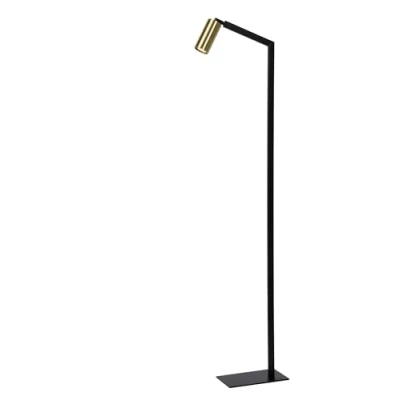 Image de Lucide Lampadaire Sybil pivotant noir/doré