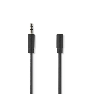 Image de Nedis CAGB22050BK50 câble audio 5 m 3,5mm Noir Neuf