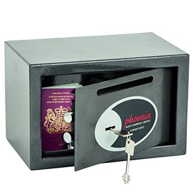 Image de Phoenix Coffre De Sécurité Et Dépôt Vela SS0801KD Avec Serrure À Clef (Extra Petit)