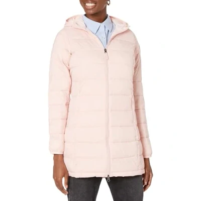 Image de Amazon Essentials Doudoune à Capuche légère et imperméable (Disponible en Grande Taille) Femme, Rose Clair, M