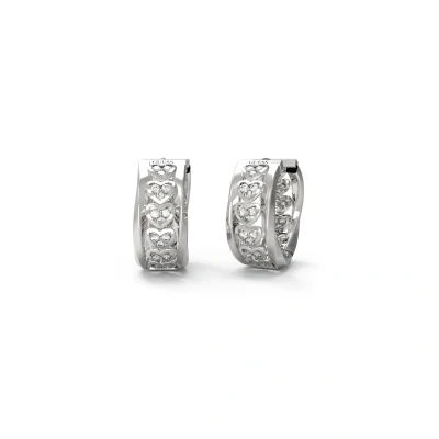 Image de GUESS Femmes Boucles d&#039;oreilles Argent JUBE04604JWRHT U