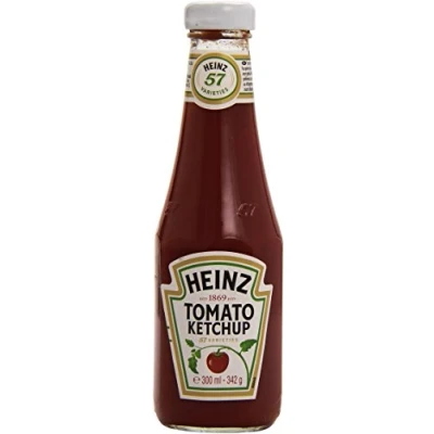 Image de Heinz Tomato Ketchup en flacon verre 342g