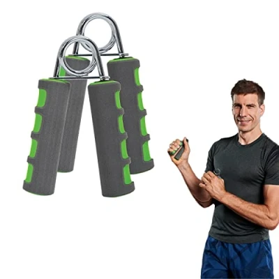 Image de Schildkröt Musclet Pro, Entraîneur de Muscle Main, Dureté Réglable, Noir/Vert, 960116