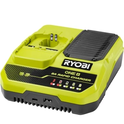 Image de Ryobi Chargeur Rapide Lithium 18V 8,0 A Charge 1 Batterie Ah en 1h RC18180
