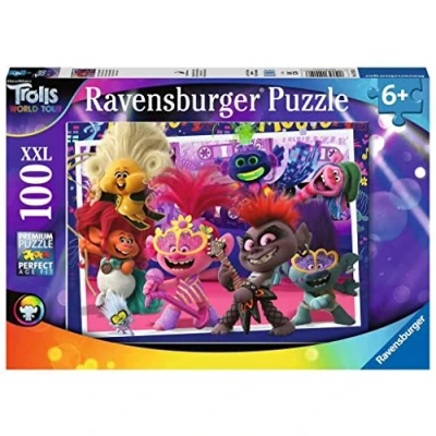 Image de Ravensburger Puzzle Enfant 100 p XXL Chante à pleine voix Trolls 2 Dès 6 ans 12912