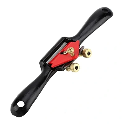 Image de Vastringue à Base Plate Travail du Rabot Bois Ajustable Coupe Bord en Métal Lame Parlait Se Raser pour Sculpteur sur Main de Plan Dur Charpentier