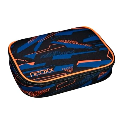 Image de neoxx Schlamperbox Dunk Streetlight Runner en Bouteilles Pet recyclées Place pour Une géode Flap Crayons avec 26 passages env. 23,5 x 17 6,5 cm garçons