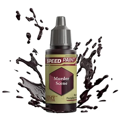 Image de The Army Painter Speedpaint Murder Scene 2.0, Peinture Acrylique Unique 18ml Solution De à Une Couche Pour Figurines Comme Warhammer 40k et Dungeons and Dragons.
