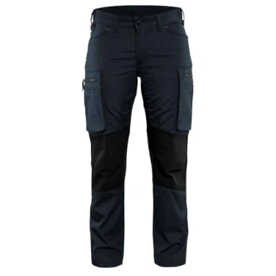 Image de Blaklader 71591845 PANTALON DE SERVICE POUR DAMES EN STRETCH, Marine noire/Noir, taille C34