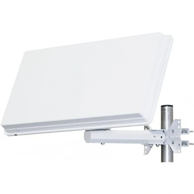 Image de Selfsat Parabole Satellite Plate 4 Sortie avec LNB intégré Ideal Astra EUTELSAT