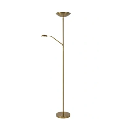 Image de Lucide 19791/24/02 Lampadaire/Lampe de Lecture, Métal, 20 W, Or Mat/Laiton