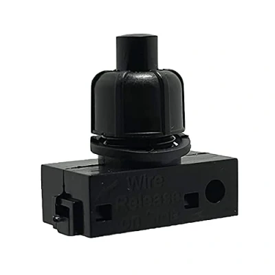 Image de Interrupteur à monter, pour lampes 250 V, 2 A, noir, blanc ou transparent