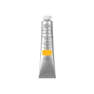Image de Winsor &amp; Newton Professional Acrylique Tube 200ml 039 Jaune foncé azo