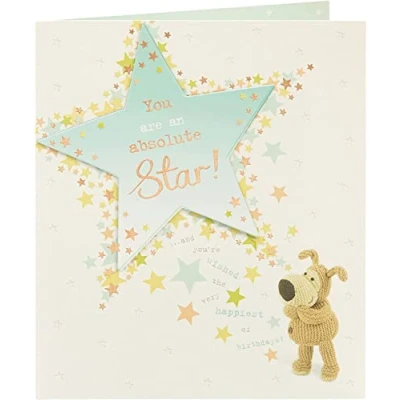 Image de Boofle Carte d&#039;anniversaire mignonne pour une amie elle You&#039;re an Absolute Star