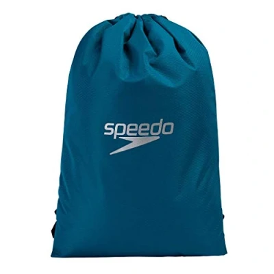 Image de Speedo Pool Bag Sac Mixte Adulte, Nordic Teal/Noir/Vert Glow, Taille Unique