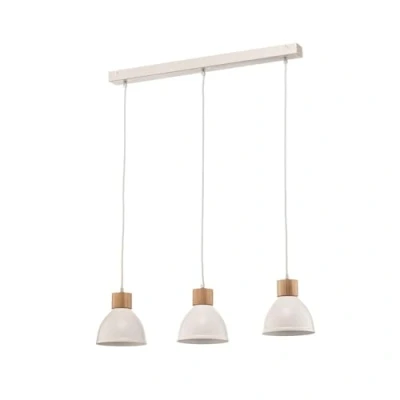 Image de Envostar Suspension Tira à intensité variable (Scandinave) en Blanc Métal e. a. pour Salon &amp; Salle manger (à 3 lampes, E27), Luminaire, Lampe Plafond, Luminaire Plafonnier,