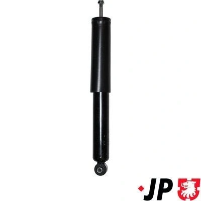 Image de JP GROUP 1352102200 Amortisseur Essieu arrière Pression de gaz Système bitube Jambe suspension Goujon en haut, Bossage bas