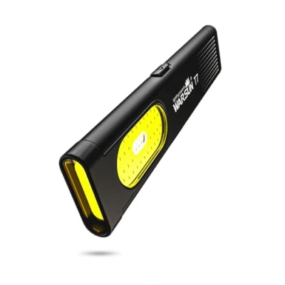 Image de WARSUN Lampe de poche LED compacte multi mode 675 lm, rechargeable USB C, IPX4, double matériau, stroboscopique rougebleu, pour un transport quotidien et les voyages, camping