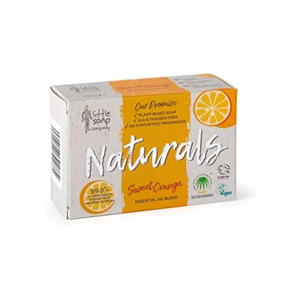 Image de Little Soap Company Naturals Range savon en barre Barres de nettoyant rafraîchissant (orange douce)