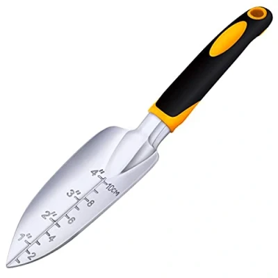 Image de Truelle de jardin en acier inoxydable pour planter, transplanter, désherber, déplacer