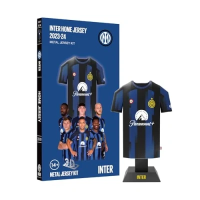 Image de Inter Maglia Maillot Home 2023 2024 Miniature en Aluminium à Assembler Adulte Unisexe, Bleu Jersey, Miniatura