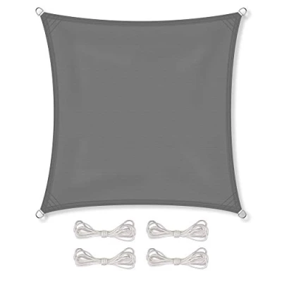 Image de CelinaSun Voile d&#039;ombragePare Soleil Jardin Balcon Polyester PES Hydrofuge Carré 2,6 x m Anthracite