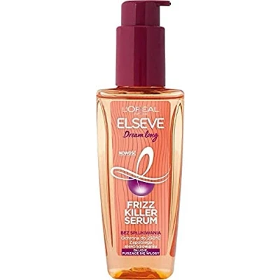 Image de L&#039;Oréal Paris Elseve Dream Long Frizz Killer sérum sans rinçage, protège et prévient les frisottis, 100 ml