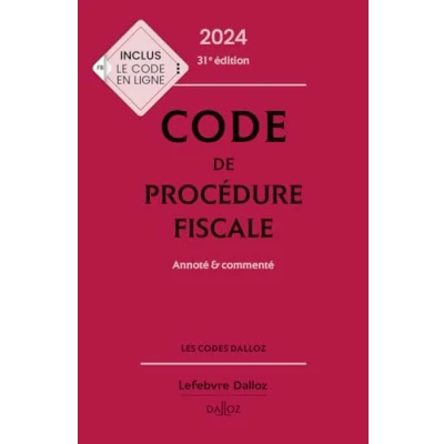 Image de Code de procédure fiscale 2024, annoté et commenté. 31e éd.