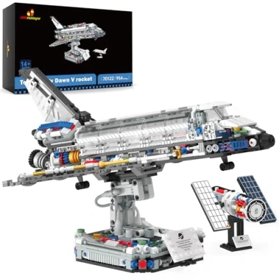 Image de JMBricklayer Technique Space Shuttle 70122 Blocs de construction pour avion spatial, jouets spatiaux garçons et adultes