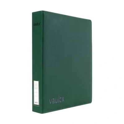 Image de Vault X Premium Exo Tec Classeur à anneaux pour 9 pages de cartes collectionner Capacité 30 + 3 en D TCG (Vert)