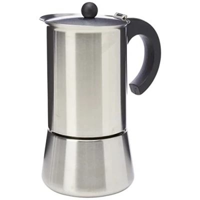 Image de Ibili Cafetière à Expresso Indubasic, 12 Tasses, 500 ml, Acier Inoxydable, Compatible avec les Plaques Induction