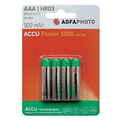 Image de Agfaphoto Oplaadbare Micro AAA 4 stuks Piles