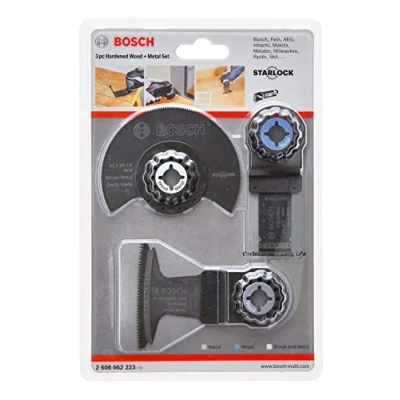 Image de Bosch Professional 3 Pièces Jeu de Lames Plongeantes et Segment Starlock (pour Bois Métal, Outil Multifonction Accessoire) Amazon Edition