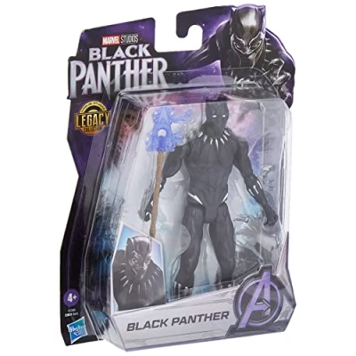 Image de Marvel Hasbro, Black Panther, Studios Legacy Collection Action Figure de Panther en échelle 15 cm pour Enfants à partir 4 Ans