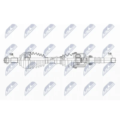 Image de Essieu moteur NTY NPW PE 065