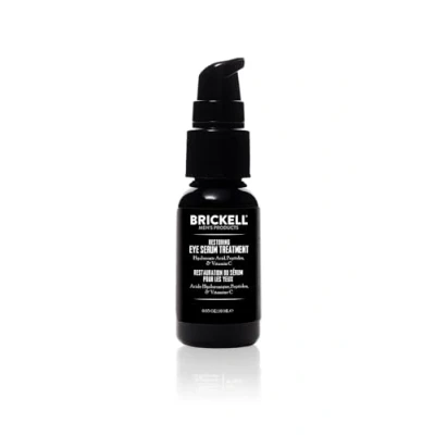 Image de Brickell Men&#039;s Restoring Eye Serum Treatment for Men, Natural and Organic to Firm Rides, réduire les cernes et favoriser une peau jeune, 19 mL, non parfumé