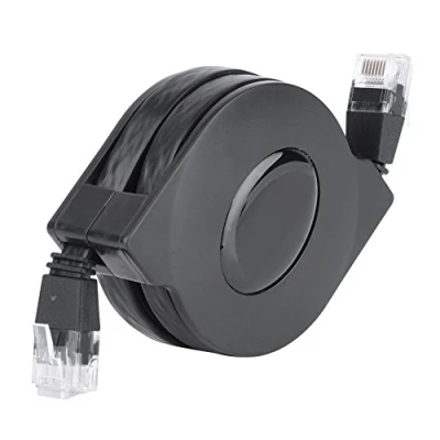 Image de Kafuty câble réseau Cat7, rétractable pour de routeur Modem Switch Commutateur Ethernet Internet Plat à Haute Vitesse, Modem, routeur(2m)
