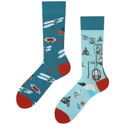 Image de TODO Chaussettes amusantes à motif, multicolores, colorées, loufoques pour exprimer sa joie de vivre, 39 42