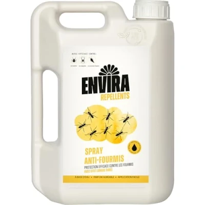Image de Envira Spray Anti Fourmis à Action Longue Durée sans Odeur &amp; A Base d&#039;eau 2 litres