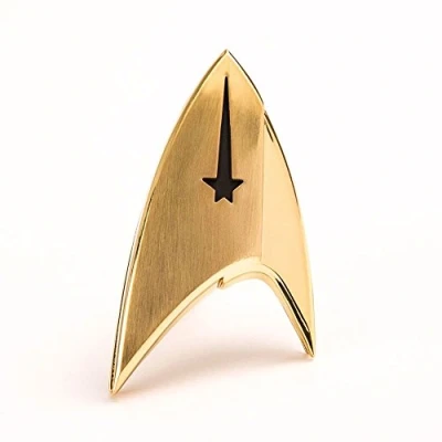 Image de Quantum Mechanix Abysse Corp_BIJQMX001 Insigne Star Trek : Commande, Multicolore.