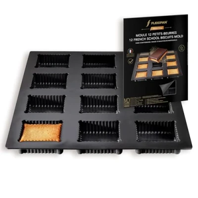 Image de Silpat Flexipan 1 moule de cuisson antiadhésif original fabriqué à la main en France depuis 1965 Approuvé par des chefs classe mondiale Technologie Flexipan® certifiée qualité alimentaire
