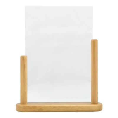 Image de Securit Cadre pour affiche de menu en teck A4