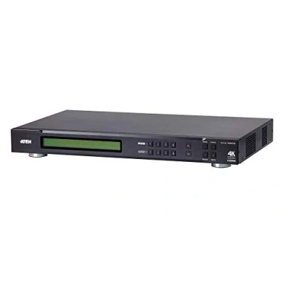 Image de ATEN VanCryst VM0404HB 4 x True 4K HDMI Matrix Switch Commutateur vidéo audio Ordinateur de bureau, Montable sur rack