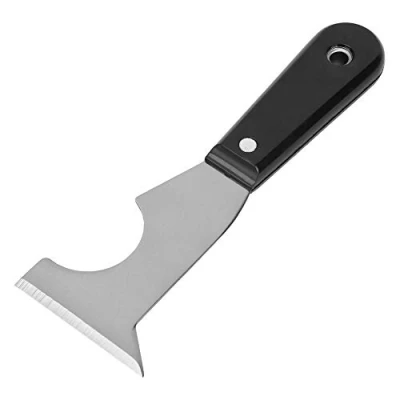 Image de Grattoir Multifonction, Spatule de Peintre Multifonction en acier Inoxydable, à peinture inoxydable dissolvant décalcomanies outil nettoyage main pour Décapant Mastic