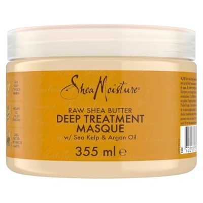 Image de SheaMoisture Masque de Traitement en Profondeur pour cheveux abîmés Beurre Karité Brut sans silicones ni sulfates 355 ml