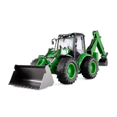 Image de Amewi G1401E Chargeuse Pelleteuse télécommandée 1:14 RTR Vert 2 en 1 pour Enfants de 8 Ans