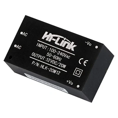 Image de HI LINK HLK 20M12 Module d&#039;alimentation abaisseur de tension AC DC 220 V vers 12 20 W intelligent pour ménage (1 pièce)