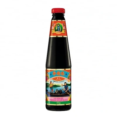 Image de Sauce huître PREMIUM 510g Marque LEE KUM KEE (Lot de 4 bouteilles)